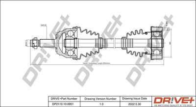  DP2110100951 Dr!ve+ Приводной вал