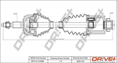  DP2110100968 Dr!ve+ Приводной вал