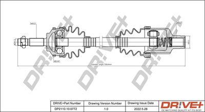  DP2110100772 Dr!ve+ Приводной вал