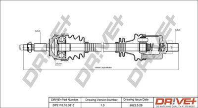  DP2110100813 Dr!ve+ Приводной вал