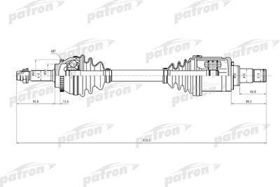  PDS9107 PATRON Приводной вал