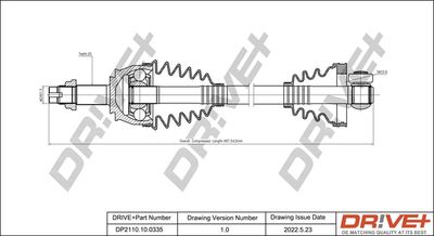  DP2110100335 Dr!ve+ Приводной вал