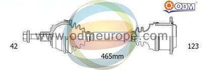  18213190 Multiparts Приводной вал