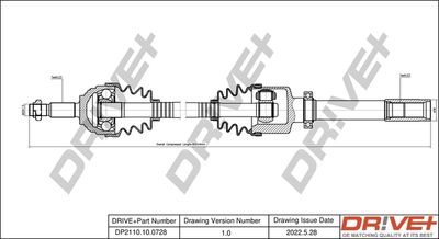  DP2110100728 Dr!ve+ Приводной вал