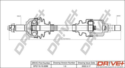  DP2110100286 Dr!ve+ Приводной вал