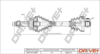  DP2110100398 Dr!ve+ Приводной вал
