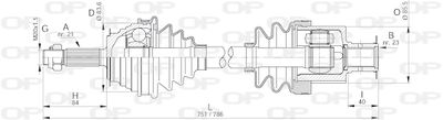  DRS617200 OPEN PARTS Приводной вал