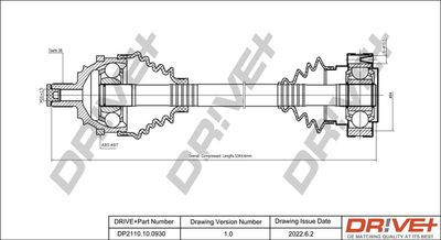  DP2110100930 Dr!ve+ Приводной вал