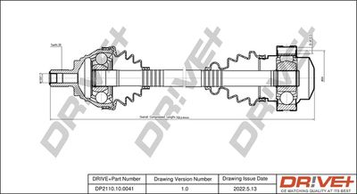  DP2110100041 Dr!ve+ Приводной вал