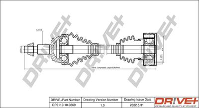 DP2110100869 Dr!ve+ Приводной вал