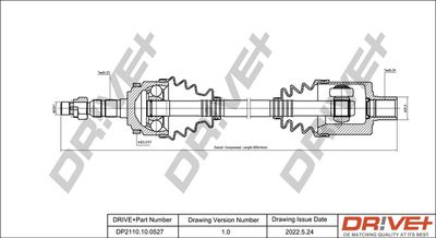  DP2110100527 Dr!ve+ Приводной вал