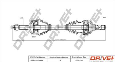  DP2110100444 Dr!ve+ Приводной вал