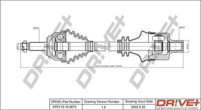  DP2110100675 Dr!ve+ Приводной вал