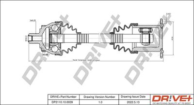  DP2110100039 Dr!ve+ Приводной вал