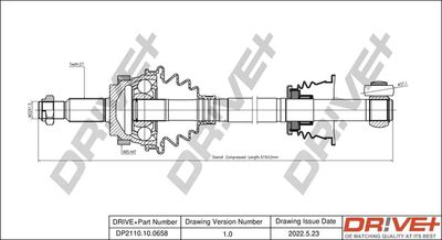  DP2110100658 Dr!ve+ Приводной вал