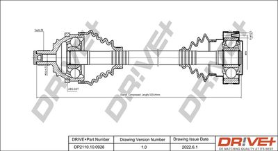  DP2110100926 Dr!ve+ Приводной вал