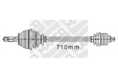  16104 MAPCO Приводной вал