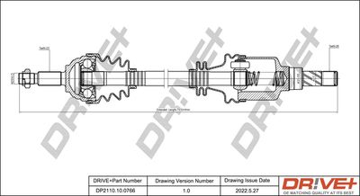  DP2110100766 Dr!ve+ Приводной вал