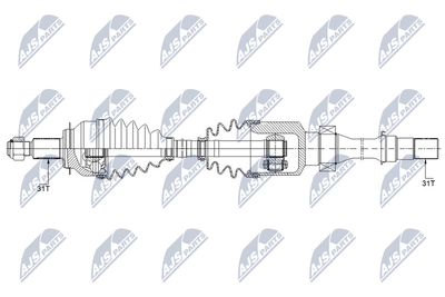  NPWMZ041 NTY Приводной вал