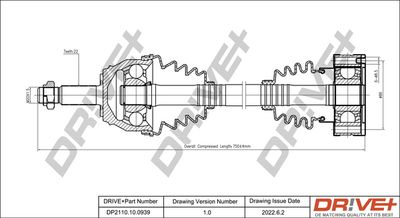  DP2110100939 Dr!ve+ Приводной вал