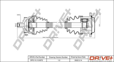  DP2110100073 Dr!ve+ Приводной вал