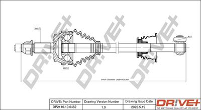  DP2110100462 Dr!ve+ Приводной вал