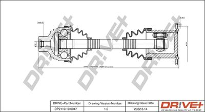  DP2110100047 Dr!ve+ Приводной вал