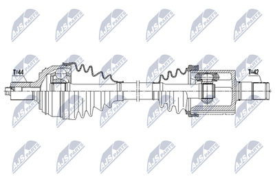  NPWVW178 NTY Приводной вал