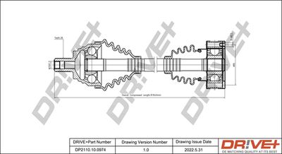  DP2110100974 Dr!ve+ Приводной вал