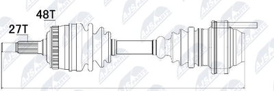  NPWME019 NTY Приводной вал