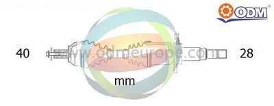  18152920 Multiparts Приводной вал