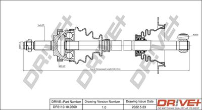  DP2110100660 Dr!ve+ Приводной вал