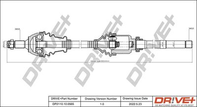  DP2110100565 Dr!ve+ Приводной вал