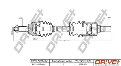  DP2110100899 Dr!ve+ Приводной вал