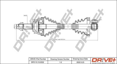  DP2110100332 Dr!ve+ Приводной вал