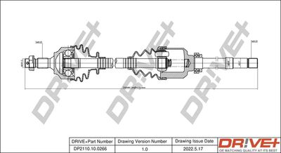  DP2110100266 Dr!ve+ Приводной вал