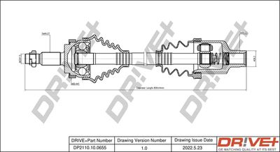  DP2110100655 Dr!ve+ Приводной вал