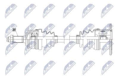  NPWSU023 NTY Приводной вал