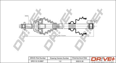  DP2110100957 Dr!ve+ Приводной вал