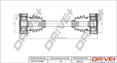 DP2110100937 Dr!ve+ Приводной вал
