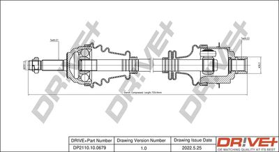  DP2110100679 Dr!ve+ Приводной вал
