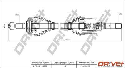  DP2110100588 Dr!ve+ Приводной вал