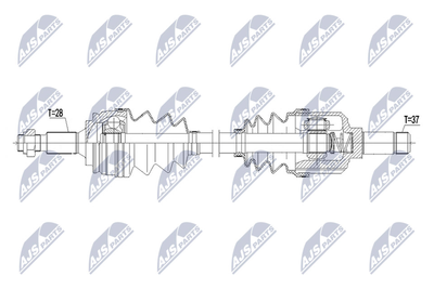  NPWCT089 NTY Приводной вал