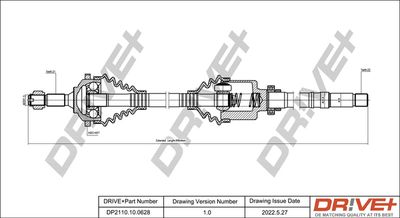  DP2110100628 Dr!ve+ Приводной вал