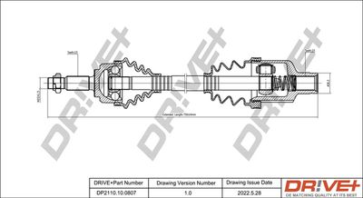  DP2110100807 Dr!ve+ Приводной вал