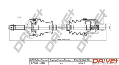  DP2110101770 Dr!ve+ Приводной вал