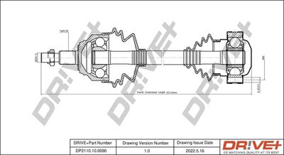  DP2110100090 Dr!ve+ Приводной вал