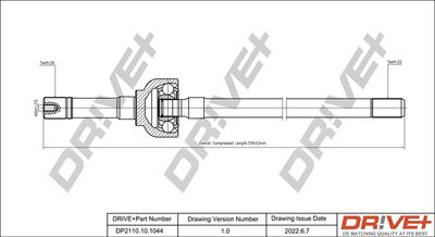  DP2110101044 Dr!ve+ Приводной вал