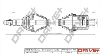  DP2110100475 Dr!ve+ Приводной вал