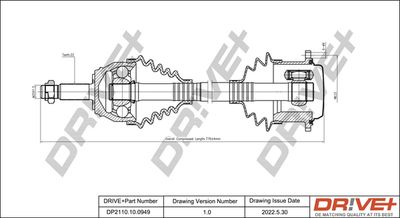 DP2110100949 Dr!ve+ Приводной вал